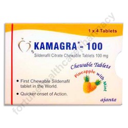 Kamagra Polo 100mg Chewable Tablets Pineapple With Mint